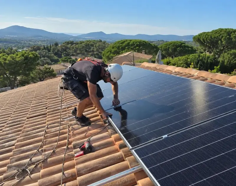 Installateur panneaux solaires Les Houches — pose photovoltaïque sur toiture