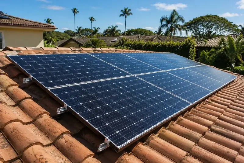 Installation de panneaux solaires aux Houches